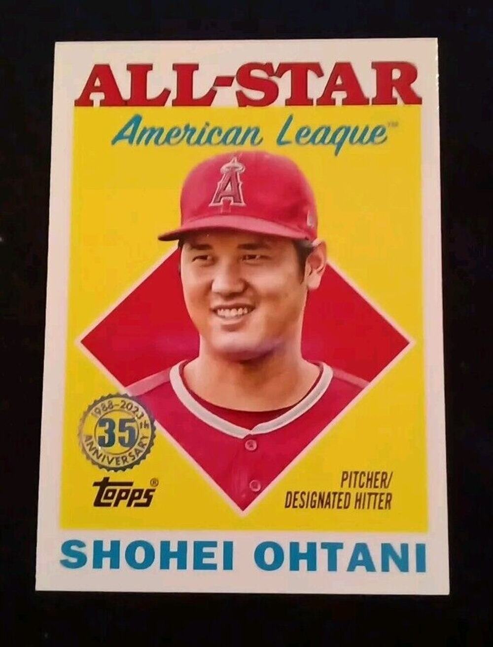 Shohei Ohtani 2021 Topps 35th Anniversary 88AS-1 All-Star American Leagues